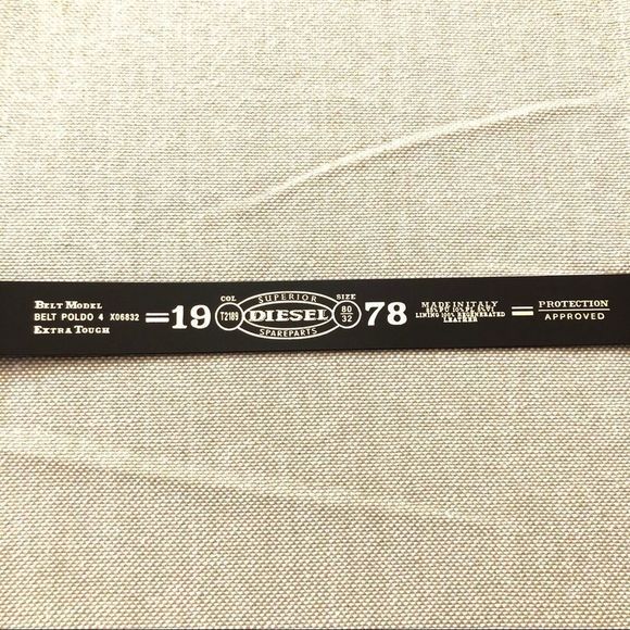 Diesel Poldo 4 Leather Belt - Picture 5 of 6